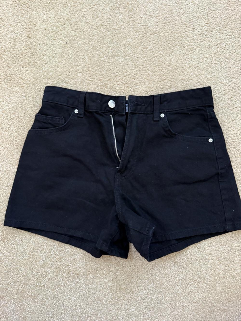 Black Bershka Denim Shorts